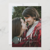 Eenvoudige Noel kerstkaarten Feestdagenkaart (Voorkant)