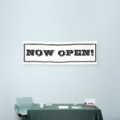 Eenvoudige nu Open Business Promotion Typografie Spandoek (Beurs)