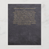 Eenvoudige Nuestra BODA Spaanse Huwelijksuitnodigi (Achterkant)