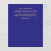 Eenvoudige Nuestra BODA Spaanse Huwelijksuitnodigi (Achterkant)