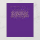 Eenvoudige Nuestra BODA Spaanse Huwelijksuitnodigi (Achterkant)