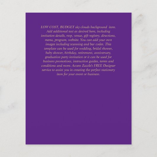 Eenvoudige Nuestra BODA Spaanse Huwelijksuitnodigi (Achterkant)