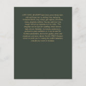 Eenvoudige Nuestra BODA Spaanse Huwelijksuitnodigi Flyer (Achterkant)