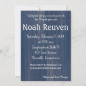 Eenvoudige Ocean Bar Mitswa Uitnodiging (Voorkant)