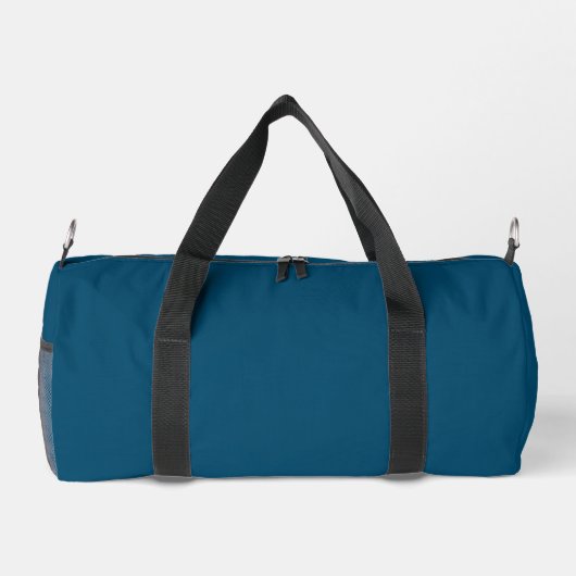 Eenvoudige Ocean Blue Kleine Duffel Tas - Duffel T (Achterkant)