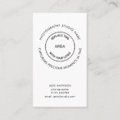 Eenvoudige offerte voor Logo voor Studio QR-code v Visitekaartje (Voorkant)