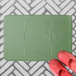 Eenvoudige Olive Sage Groene Gradient Gestreept Badmat
