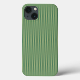 Eenvoudige Olive Sage Groene Gradient Gestreept Case-Mate iPhone Case