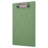 Eenvoudige  Olive Sage Groene Gradient Gestreept Klembord (Links)