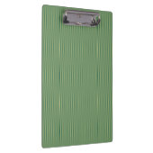 Eenvoudige  Olive Sage Groene Gradient Gestreept Klembord (Rechts)