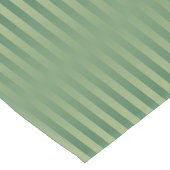 Eenvoudige Olive Sage Groene Gradient Gestreept Korte Tafelloper (Hoek)