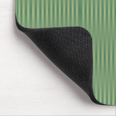 Eenvoudige  Olive Sage Groene Gradient Gestreept Muismat (Hoek)