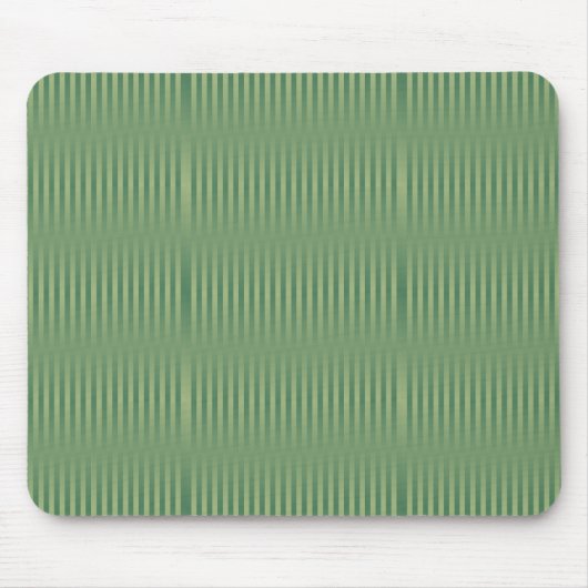 Eenvoudige  Olive Sage Groene Gradient Gestreept Muismat (Voorkant)
