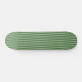 Eenvoudige Olive Sage Groene Gradient Gestreept Persoonlijk Skateboard (Horizontaal)