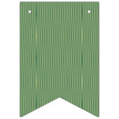 Eenvoudige Olive Sage Groene Gradient Gestreept Vlaggetjes (Eerste vlag)