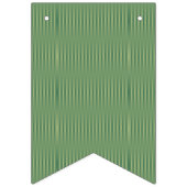 Eenvoudige Olive Sage Groene Gradient Gestreept Vlaggetjes (Derde vlag)