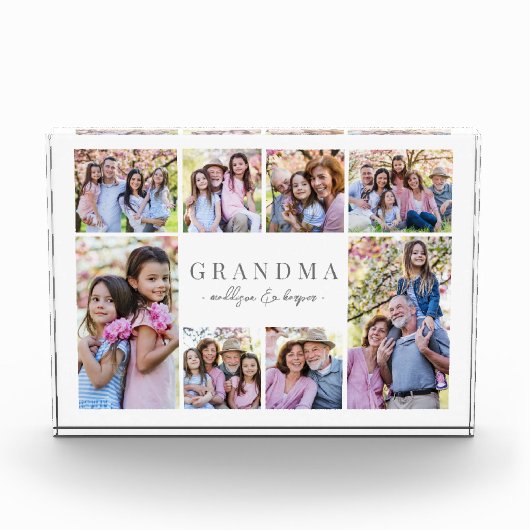 Eenvoudige oma fotocollage fotoblokken (Voorkant)