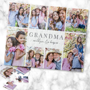 Eenvoudige Oma Fotocollage Legpuzzel