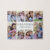 Eenvoudige Oma Fotocollage Legpuzzel (Horizontaal)