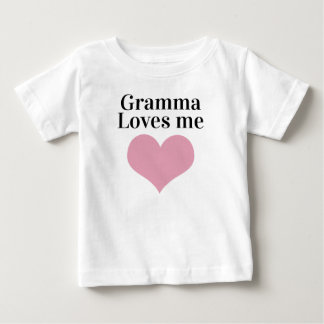 Eenvoudige oma houdt van mij baby shirt