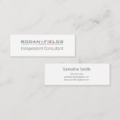 Eenvoudige onafhankelijke consultant-Visitekaartje Mini Visitekaartje (Voorkant / Achterkant)