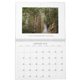 Eenvoudige onderschriften Foto Kalender