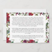 Eenvoudige One Photo White Typography Family Updat Feestdagenkaart (Achterkant)