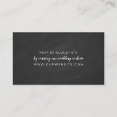 Eenvoudige online kaart voor het alkbordbruiloft R (Voorkant)