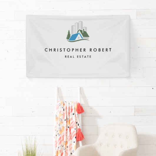 Eenvoudige onroerend goed spandoek (Insitu)