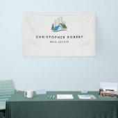 Eenvoudige onroerend goed spandoek (Beurs)