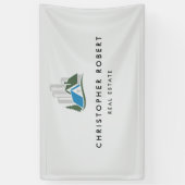 Eenvoudige onroerend goed spandoek (Verticaal)
