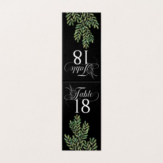 Eenvoudige ontvangst van olievlekken kaart (Buitenkant ongevouwen)