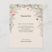 Eenvoudige ontvangst van Wildflower Weddenschap Ha Briefkaart (Voorkant)