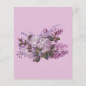 Eenvoudige ontwerpbegroting Bridal Luncheon uitnod Flyer (Achterkant)