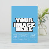 Eenvoudige ontwerppartij of -gebeurtenis voor donk kaart (Staand voorkant)