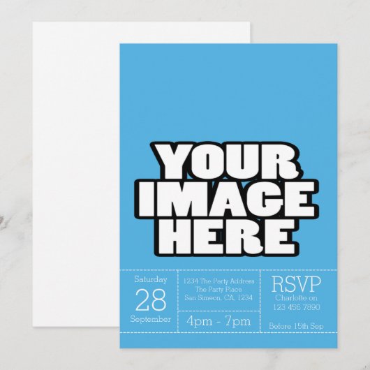 Eenvoudige ontwerppartij of -gebeurtenis voor donk kaart (Voorkant / Achterkant)