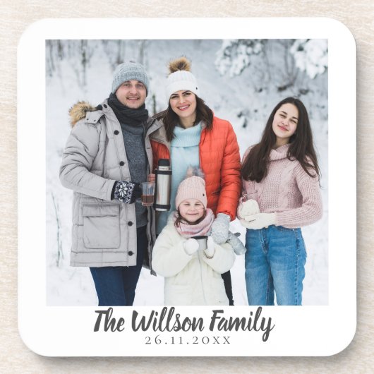 Eenvoudige oogfoto met Kerstmis Bier Onderzetter (Voorkant)