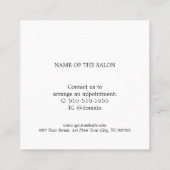 Eenvoudige oogsalon kortingskaartje (Achterkant)