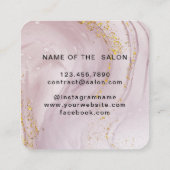 Eenvoudige oogsalon kortingskaartje (Achterkant)