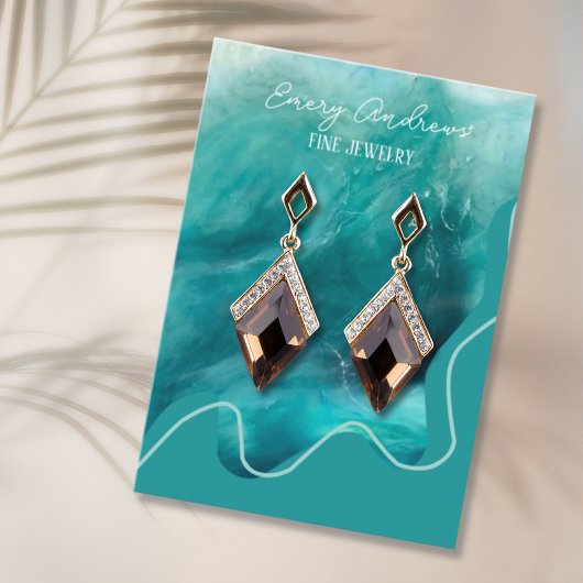 Eenvoudige Oorbel Houder Designer Sieraden Display Visitekaartje