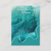 Eenvoudige Oorbel Houder Designer Sieraden Display Visitekaartje (Voorkant)