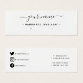 Eenvoudige oorenkaart voor mini-beeldscherm mini visitekaartjes (Voorkant /achterkant)