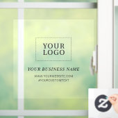 Eenvoudige op maat gemaakte bedrijfslogo-vensterfo raamsticker (Huis)