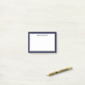 Eenvoudige, op maat gemaakte, dichte rand Post die Post-it® Notes (Op bureau)