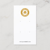 Eenvoudige, op maat gesneden Logo-beeldscherm met  Visitekaartje (Voorkant)