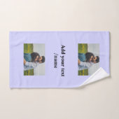 eenvoudige, op maat gesneden monogram     handdoek (Handdoek)