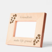 Eenvoudige Opa Bloemen Custom Wood Afbeelding Lijs Gegraveerde Lijstjes (Links)