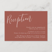 Eenvoudige opname van Rust Weddenschap met script Informatiekaartje (Voorkant)