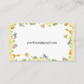 Eenvoudige oppas Visitekaartjes (Achterkant)