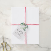 Eenvoudige opslagdatum cadeaulabel (Met Touw)